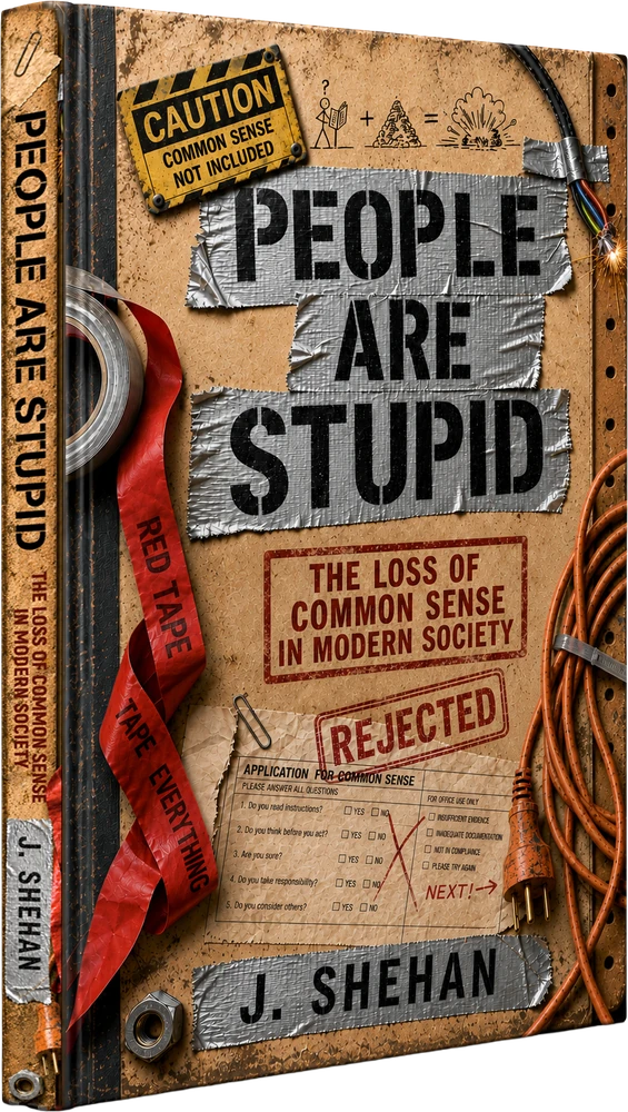 People Are Stupid: The Loss of Common Sense in Modern Society by J. Shehan, book cover